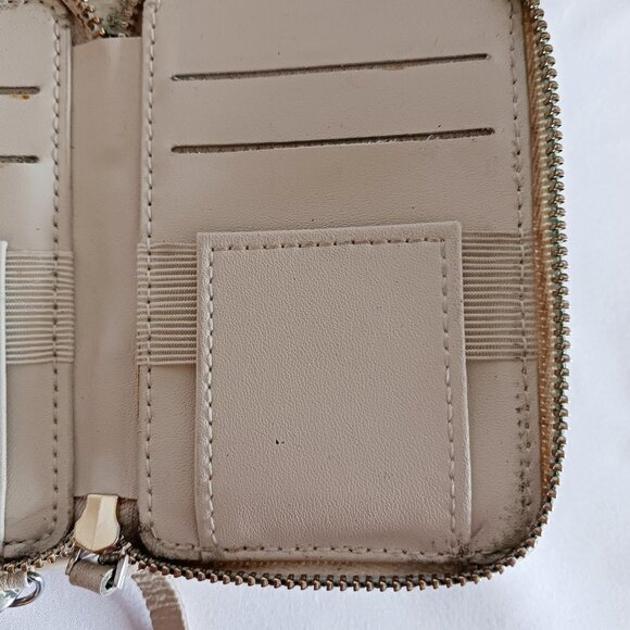 Lameeku Crossbody Tan Faux Leather Wallet Case For iPhone 13 Pro Max - Picture 6 of 10